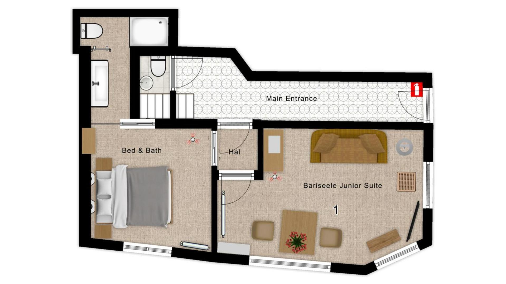 Bariseele B&B (Adults Only) Brugge Ruang foto